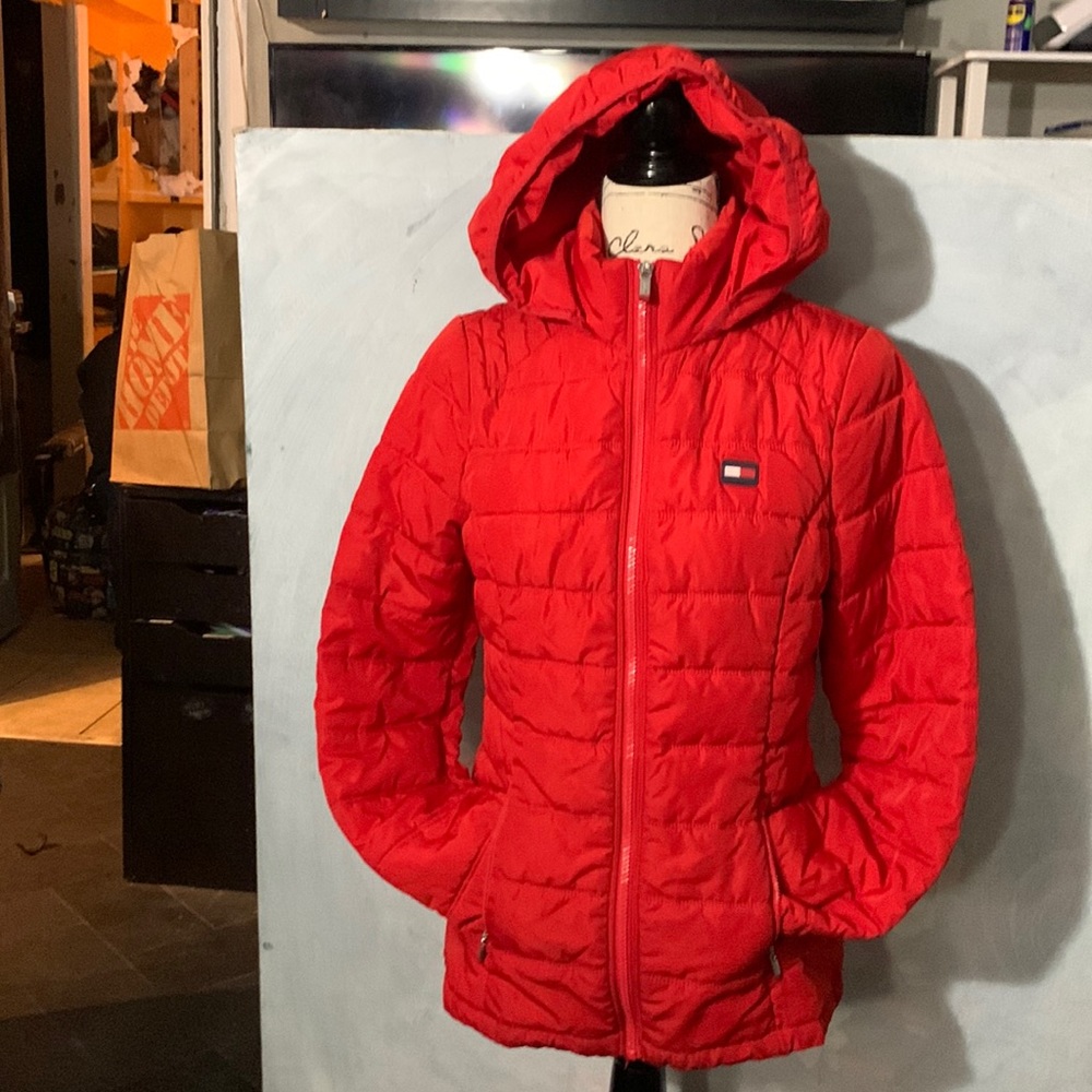 tommy hilfiger Red Winter coat light